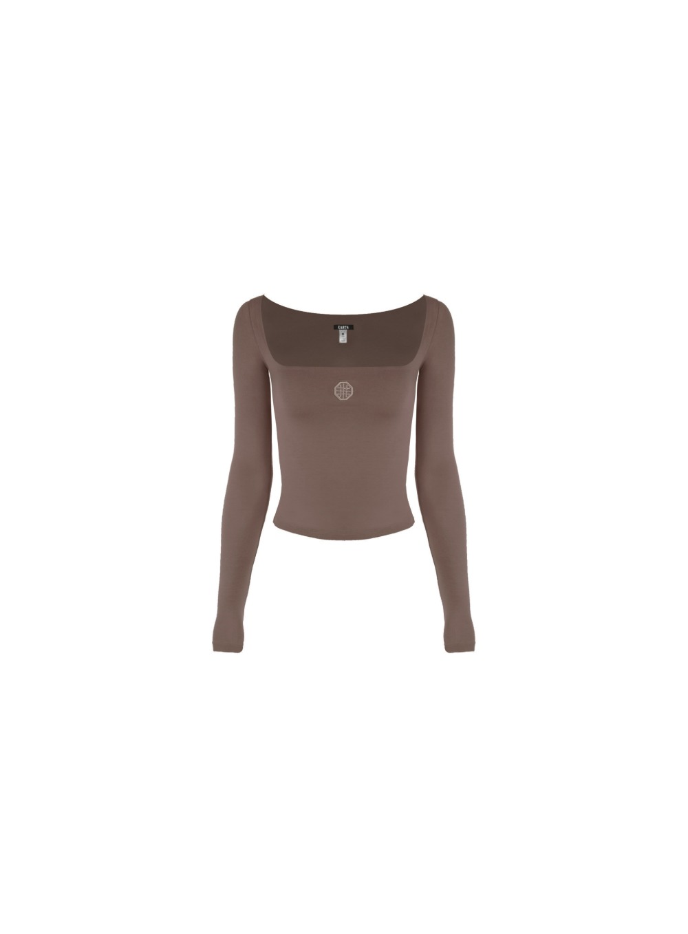 Square Neck Long Sleeve - Taupe