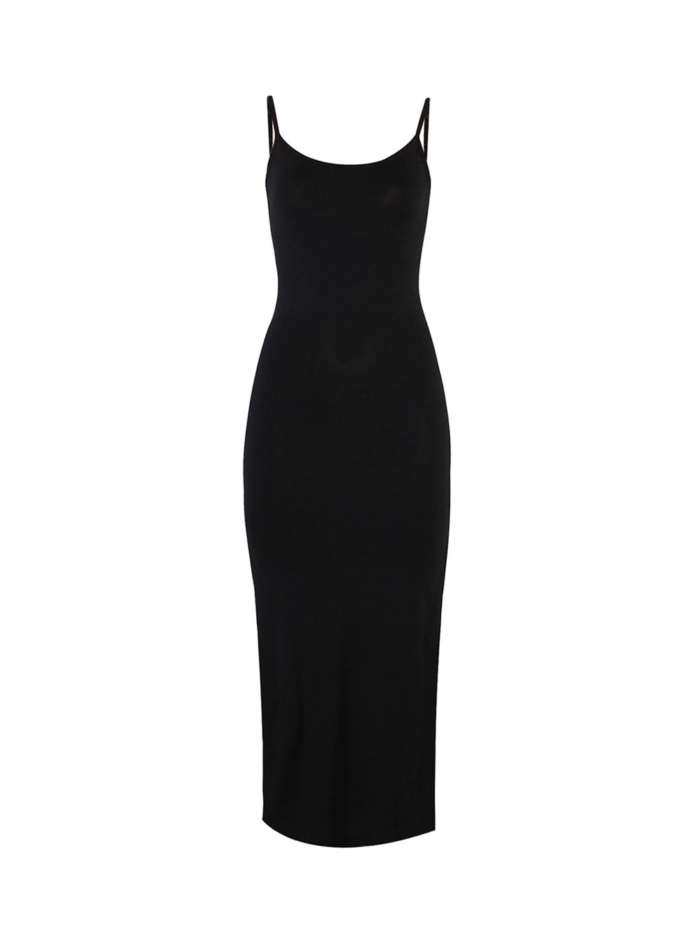 에브리데이 슬립 드레스 - 블랙