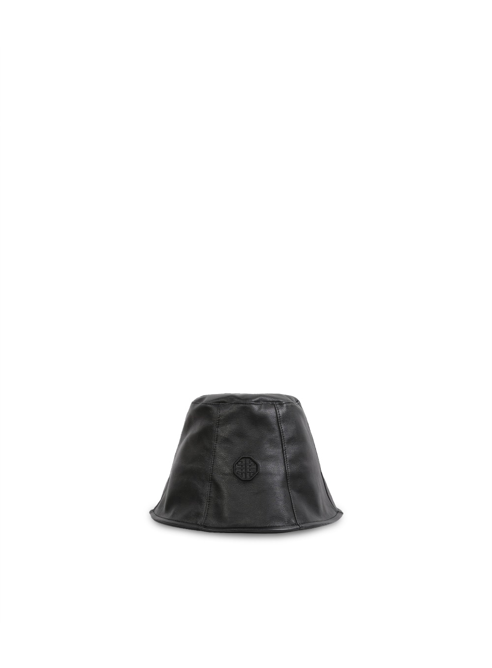 Leather Bucket Hat - Black