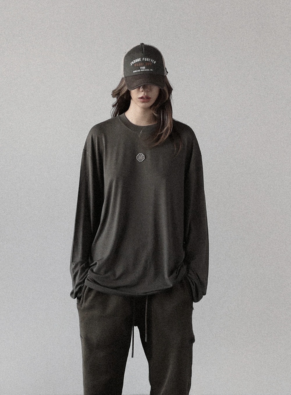 Cotton Jersey Long Sleeve - Military