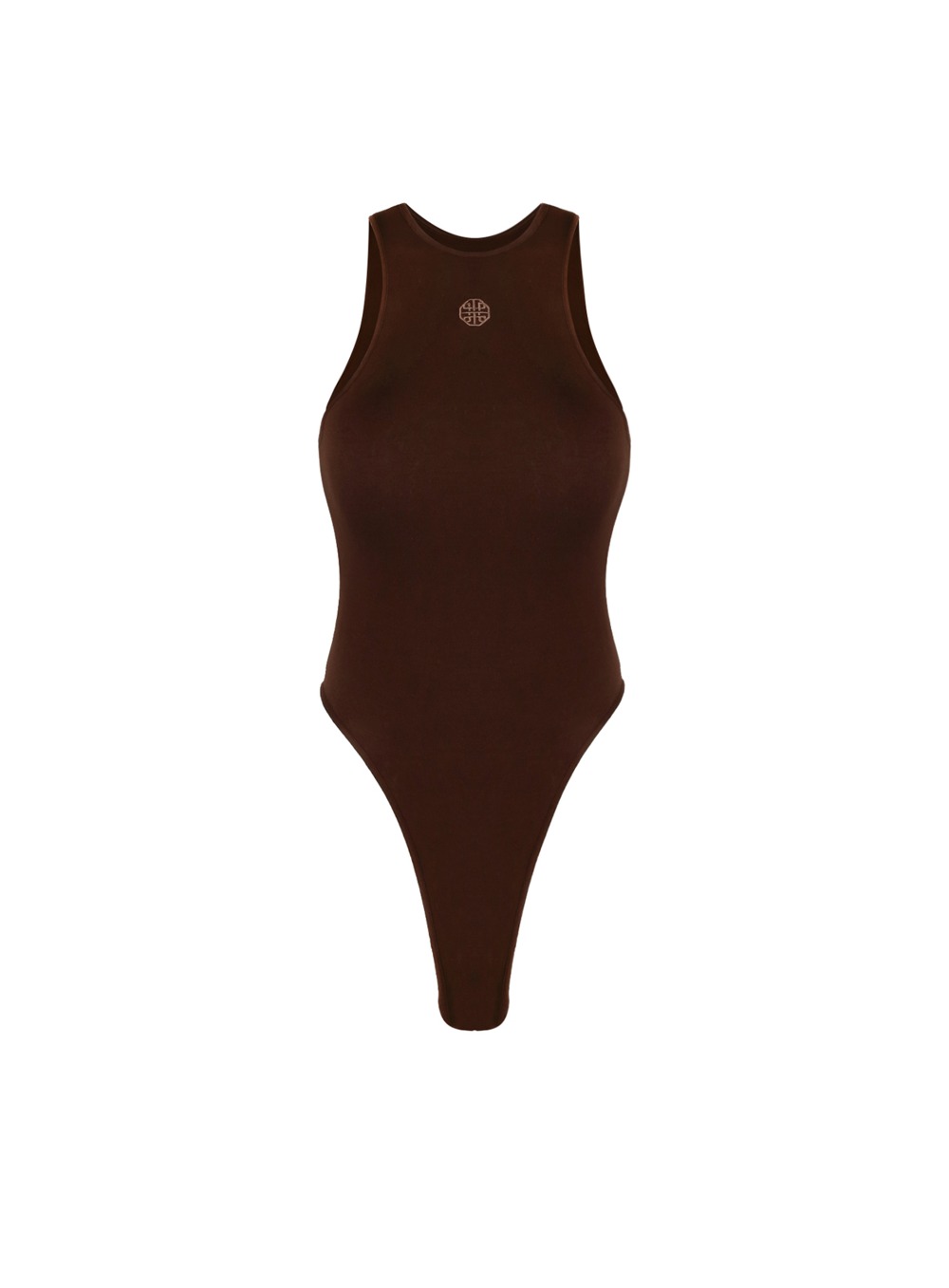 Cotton Jersey Bodysuit 2 - Brown