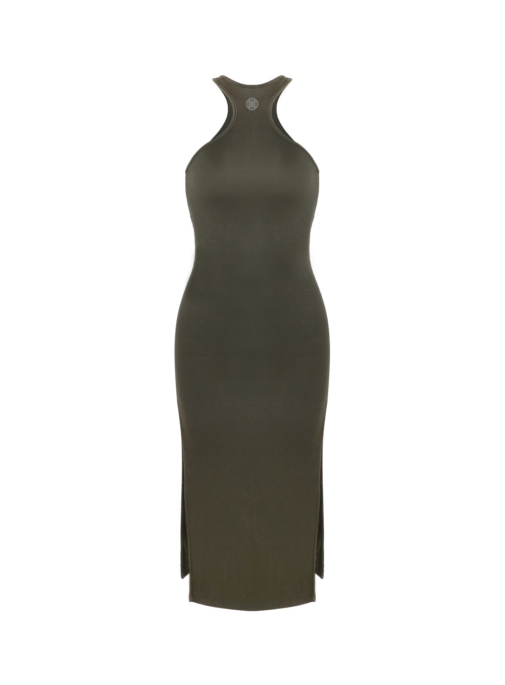 [ep1-drs22-002]Sleeveless Dress 1 - Darkolive