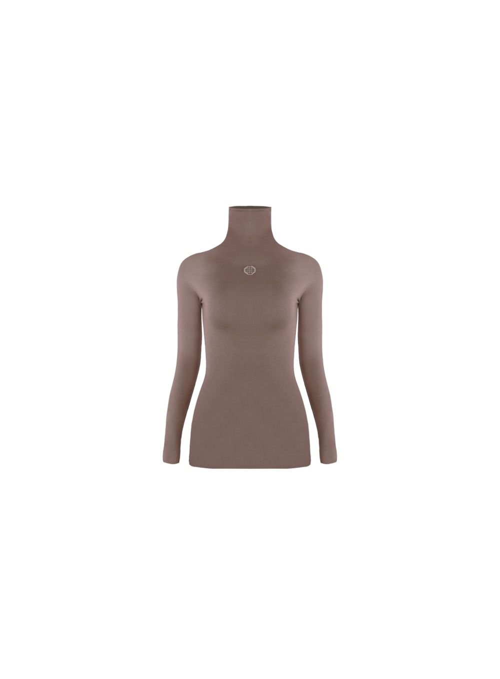 Roll-Neck Long Sleeve - Taupe