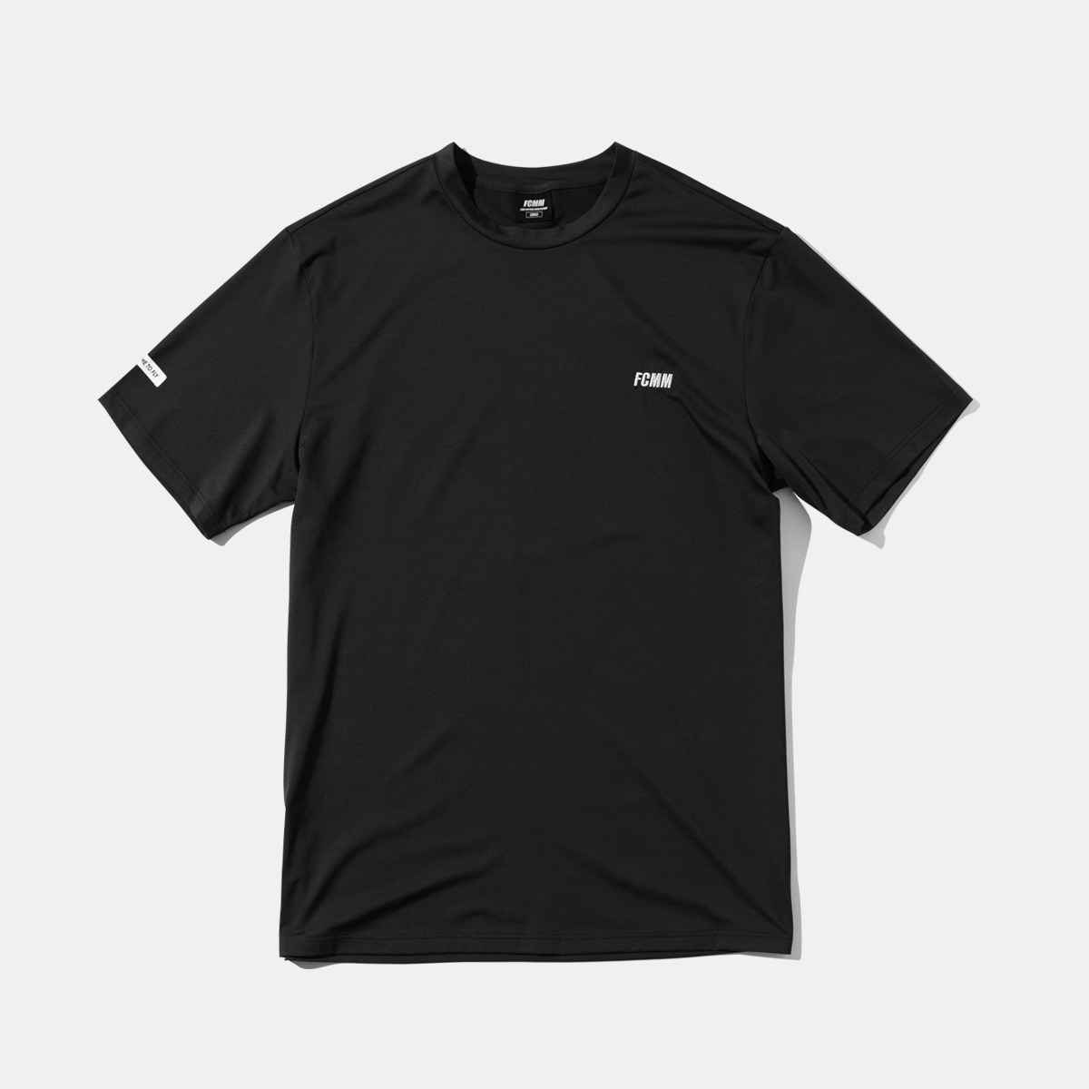 클럽 엠브로이드 에센셜 티셔츠 - 블랙