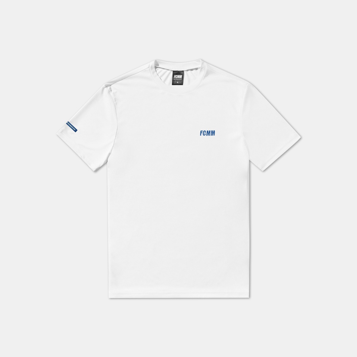 클럽 엠브로이드 에센셜 티셔츠 - 화이트/블루(9월 5일 순차발송)