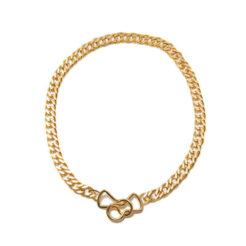 ETERNAL GOLD CURB CHAIN NECKLACE