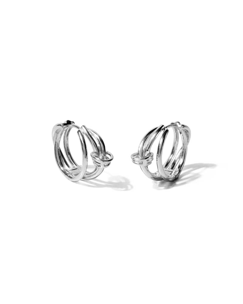 GORDIAN BOLD KNOT HOOPS