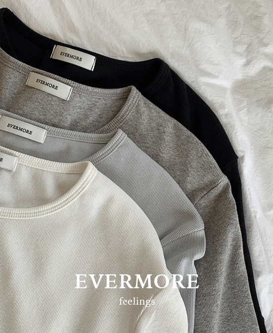 [evermore] 스프링시어드t (4color)