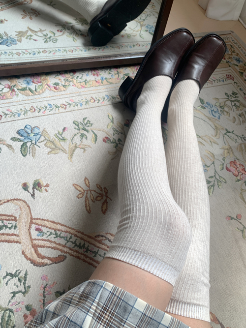 MARY OVER KNEE SOCKS(6COLORS!)