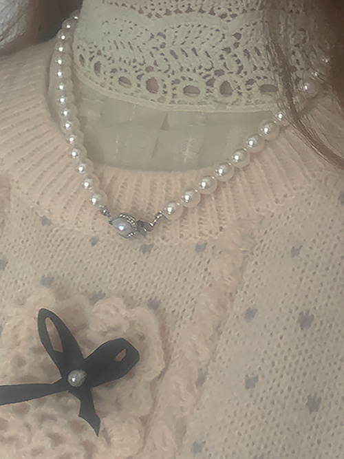 PEARL SILVER NECKLACE