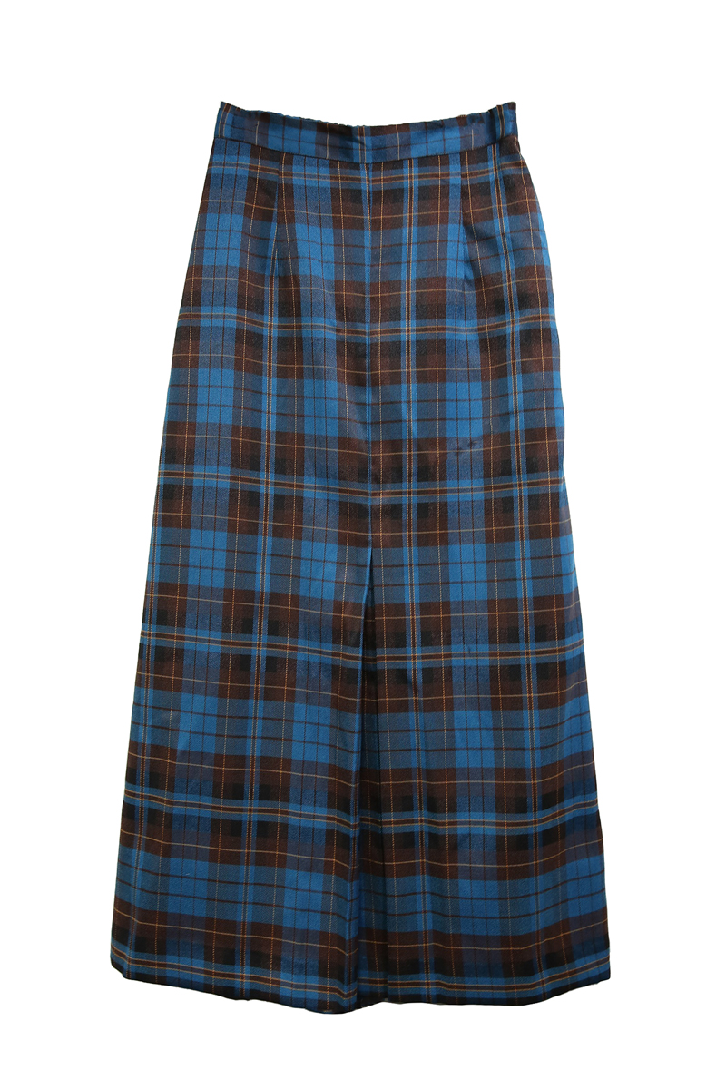 Cozy Check Pleats Skirt(2Colours)