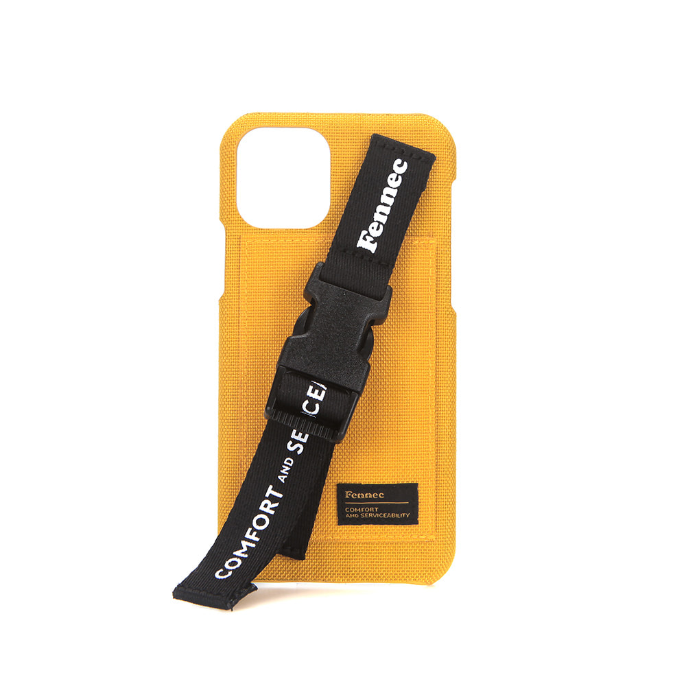 [DISCONTINUE] C&amp;S IPHONE 12/12 PRO HANDLE STRAP CASE - YELLOW