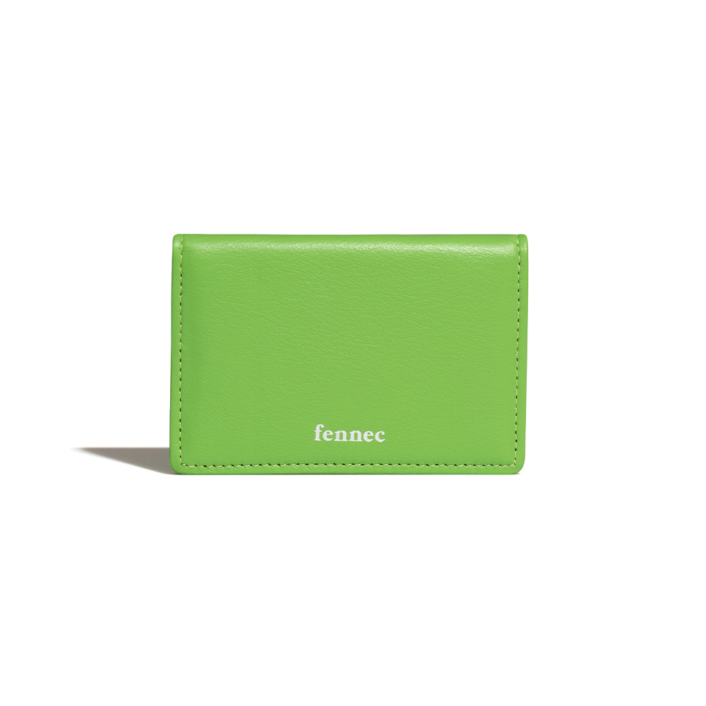 SOFT CARD CASE - YELLOW GREEN