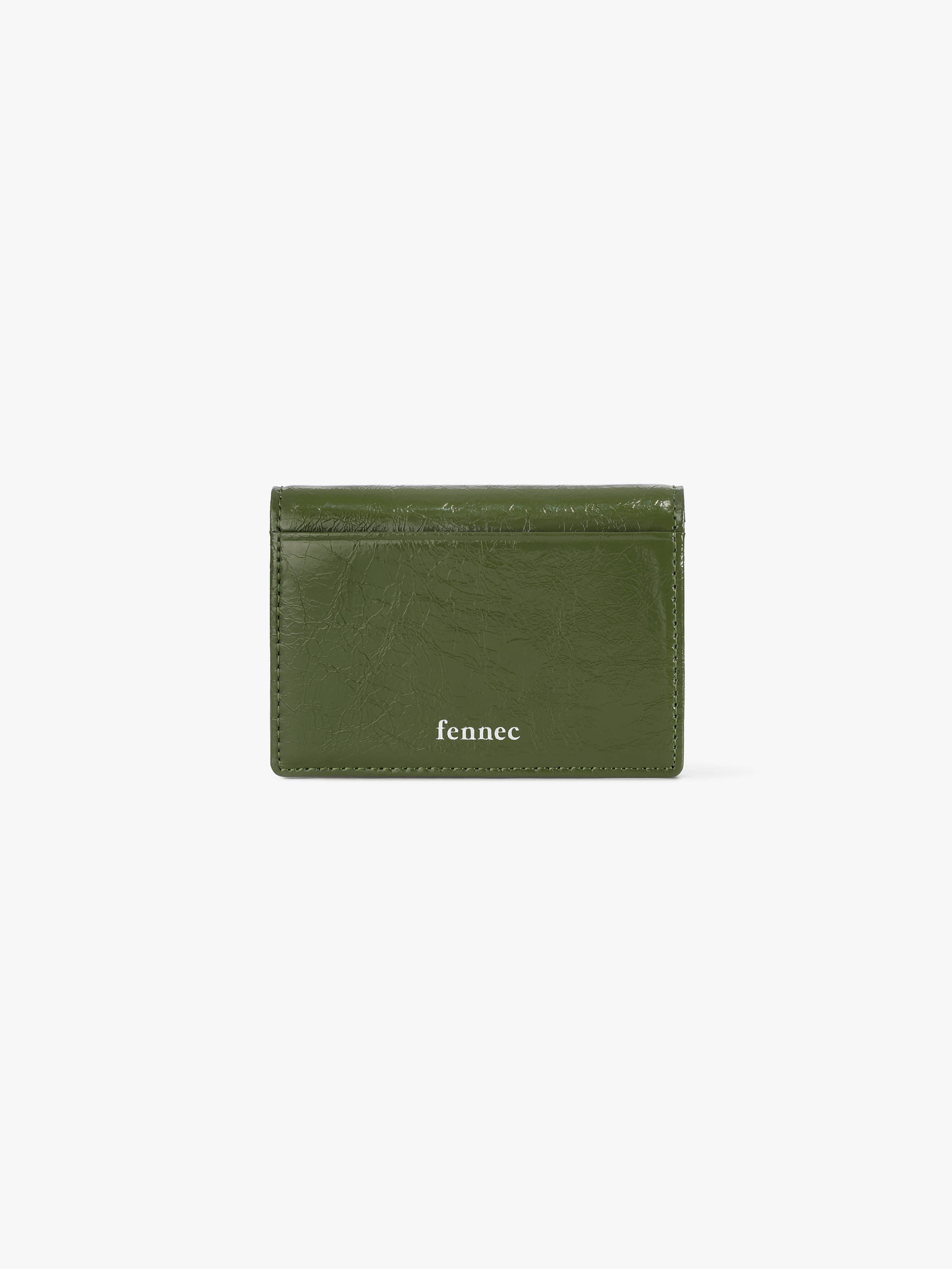 CRINKLE TRIANGLE ACCORDION POCKET - OLIVE - Fennec