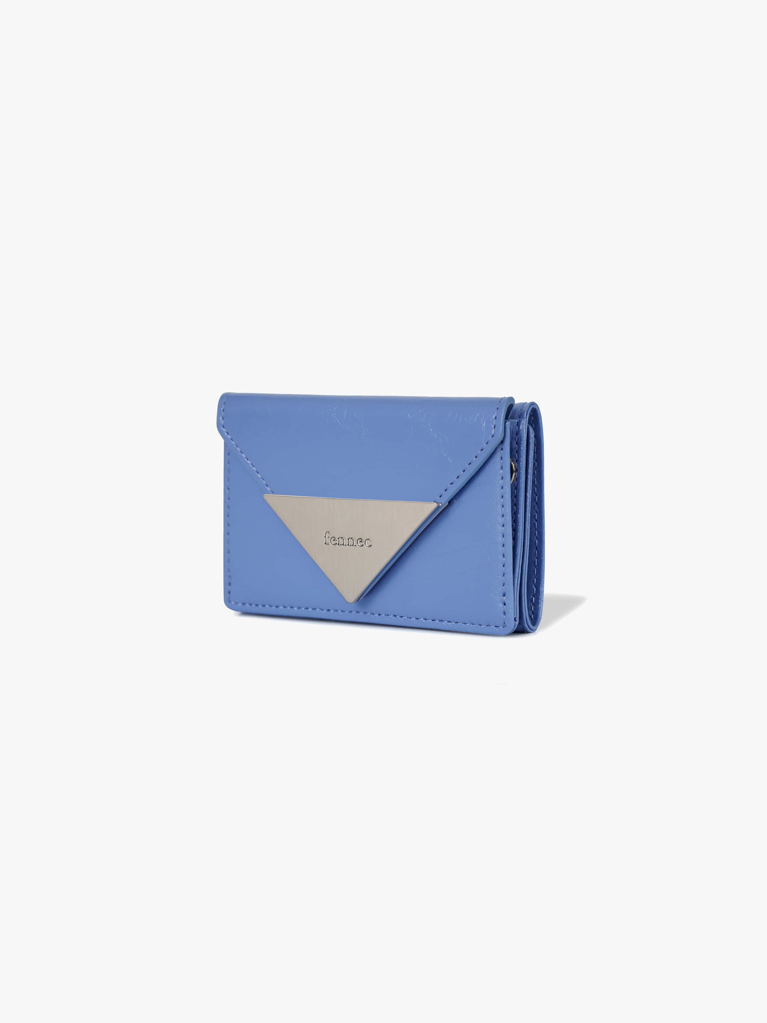 ★Fennec★ CRINKLE HALFMOON MINI WALLET STEEL BLUE FM1WT01S MUSINSA | fennec CRINKLE HALFMOON MINI WALLET - STEEL BLUE