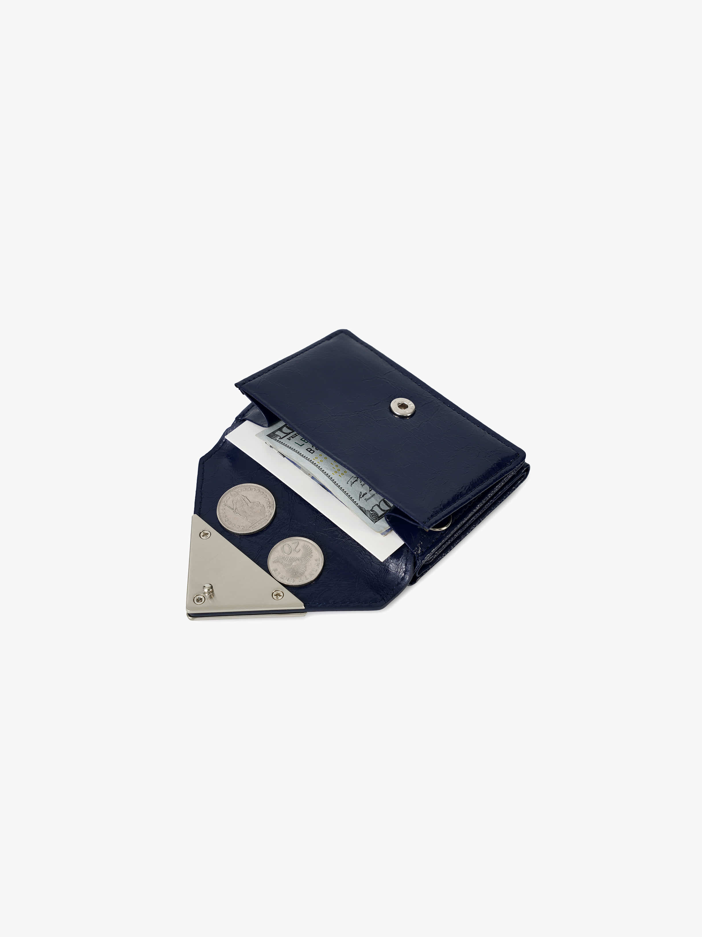 ●Fennec● TRIANGLE SLIT CARD HOLDER NAVY BLUE FNFCW01VBF Fennec] Triangle Slit Card Holder – Arielle Store