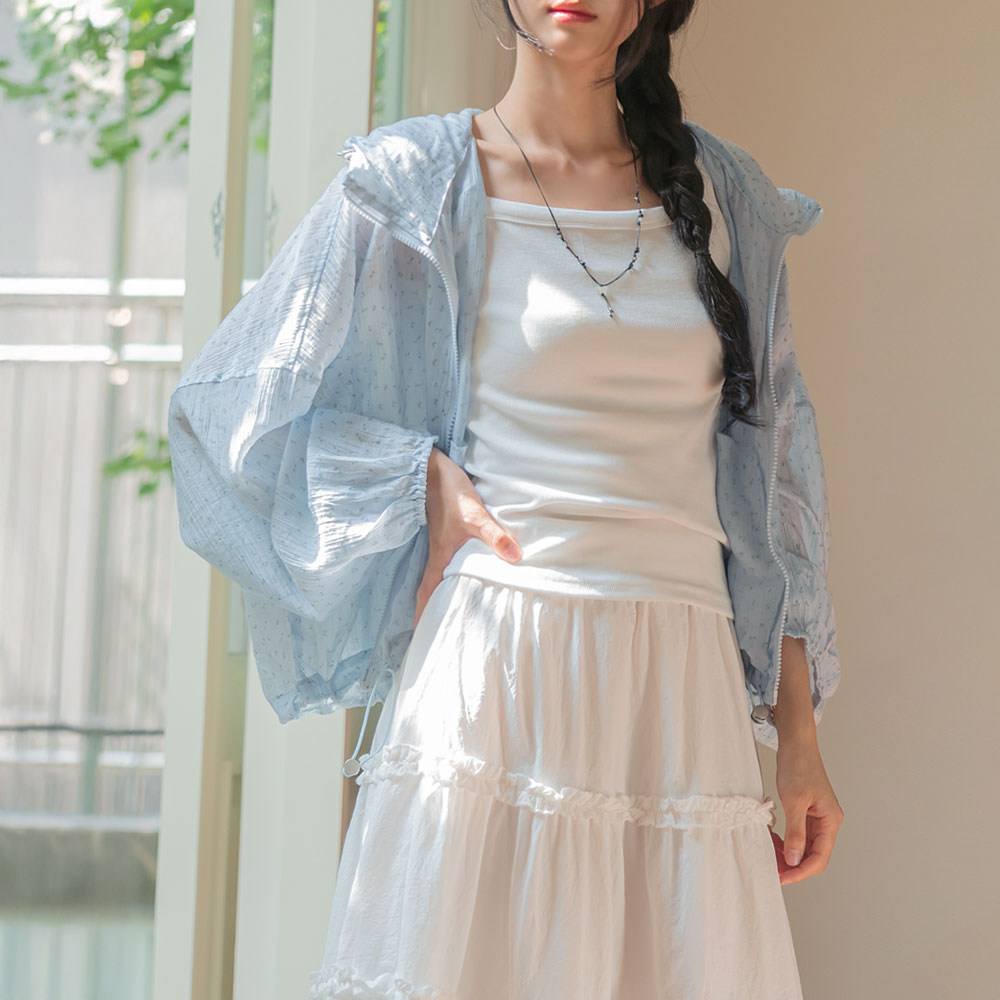 【Anyone more】Lucky Nylon Hooded Shirt Windbreaker Jacket common unique