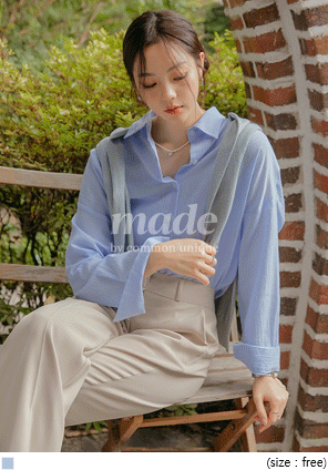 [TOP] BRUDY STRIPE SHIRTS  WITH CELEBRITY _  아이유 착용