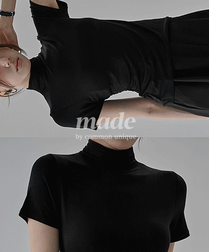 [얼리어텀] [9천장돌파/MADE] 데브 소프트 하프 넥 1/2 티 (가을/간절기/목티/반폴라/반팔/이너티/슬림핏/하객룩/오피스룩/출근룩)
