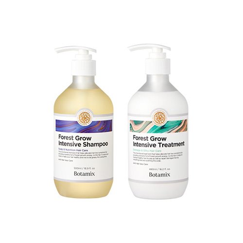 【BOTAMIX ボタミックス】 💓敏感肌💓脱毛防止💓 フォーレストグロウインテンシブシャンプ&amp;トリートメントセット Forest Grow Intensive Shampoo&amp;Treatment Set