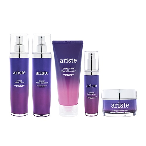 【ariste アリステ】 エナジーリリーフセンシティブスキン5種セット Energy Relife Sensitive Skin 5PCS Gift Set