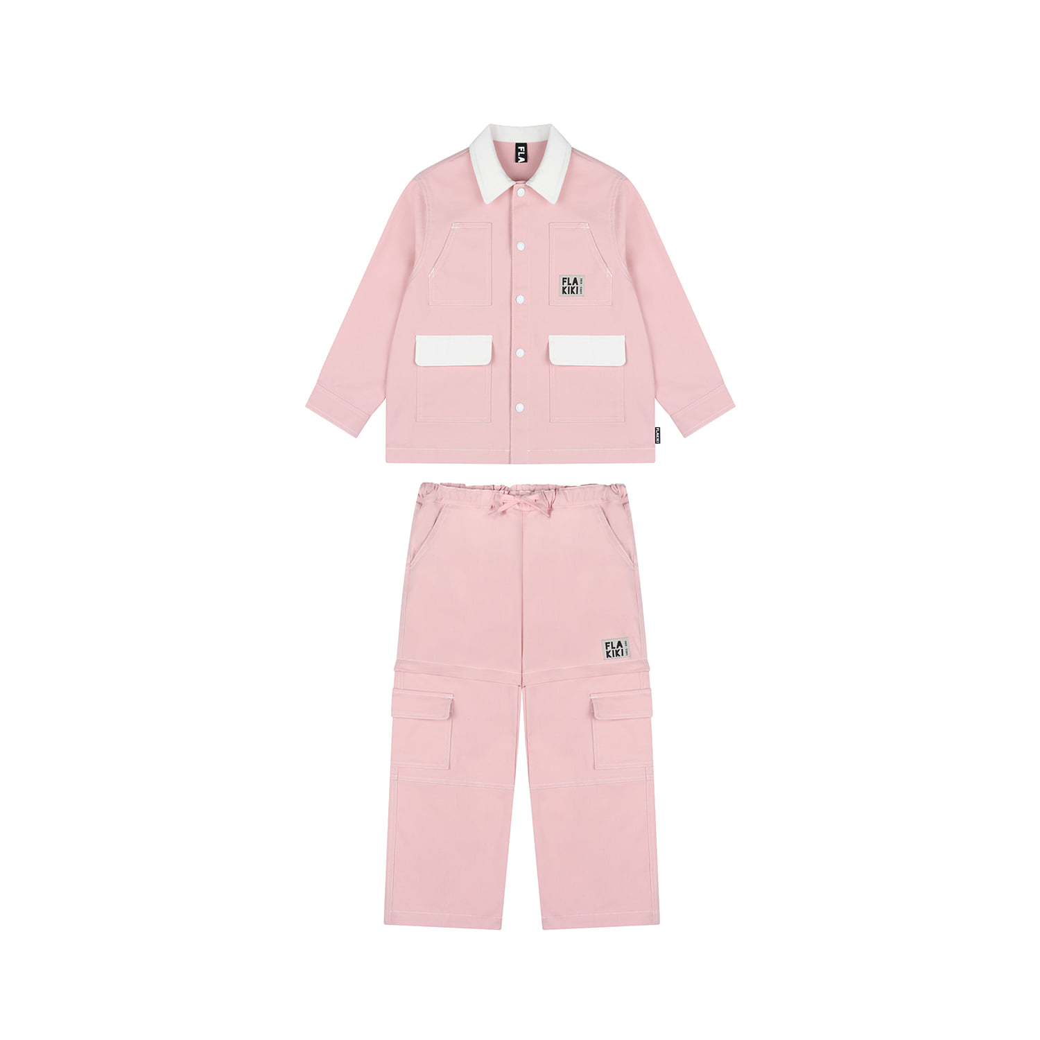 FLAKIKI COLOR SUIT TWO PIECE_PINK