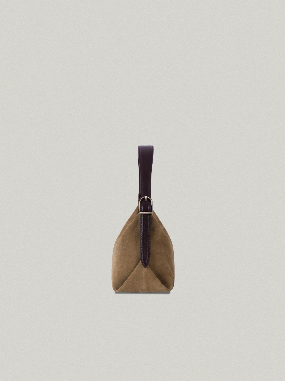 Mini Bateau Bag Beige - Suede - FOLNUA