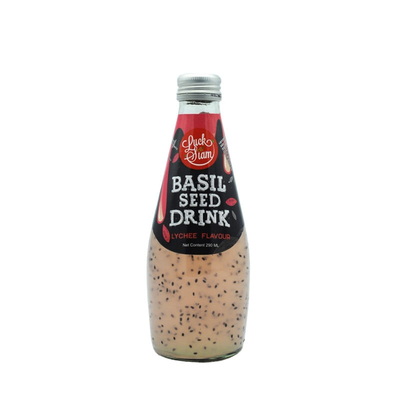 LUCK SIAM-BASIL SEED DRINK LYCHEE FLAVOR