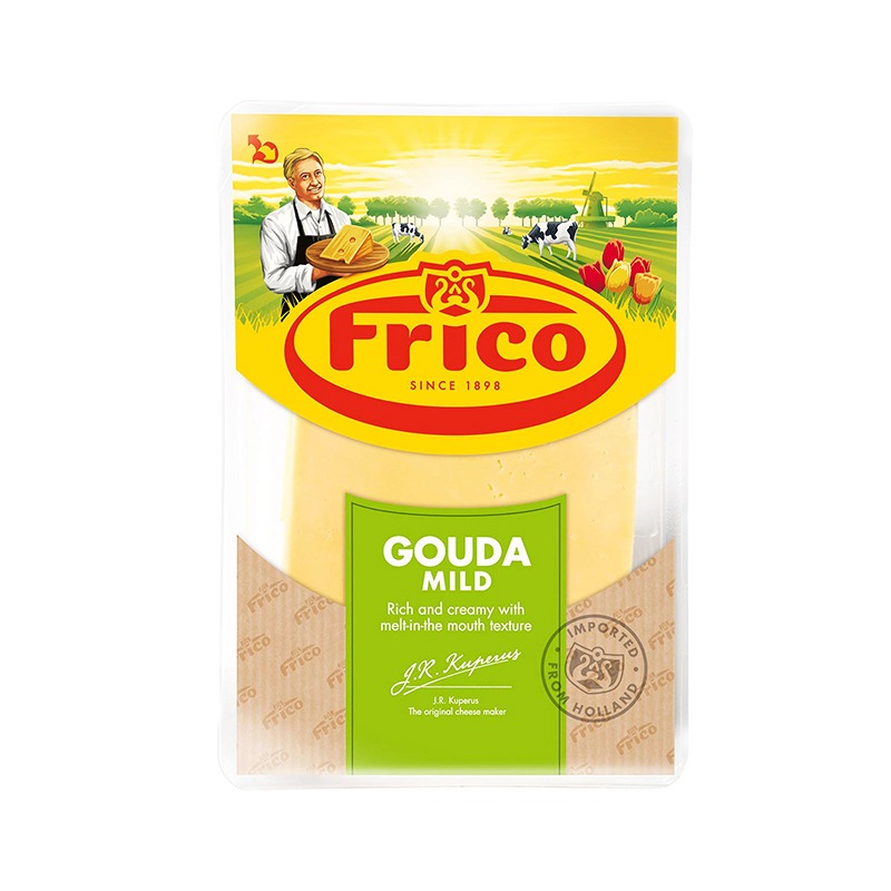 FRICO-GOUDA MILD CHEESE SLICES/ 프리코 고다 마일드 치즈 150G