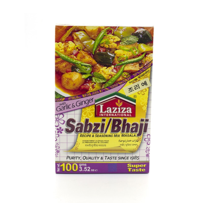 LAZIZA-VEGETABLE  MASALA (SABZI BHAJI)100G/마살라