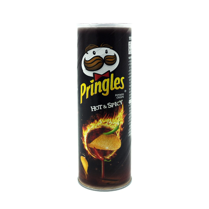 PRINGLES-HOT &amp; SPICY CHIPS