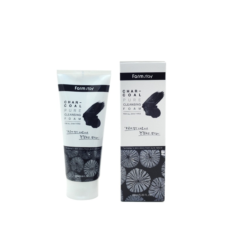 FARM STAY-CHARCOAL PURE CLEANSING FOAM