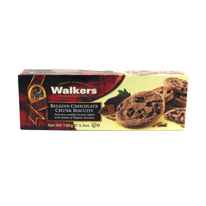 WALKERS-BELGIAN CHOCOLATE CHUNK COOKIES