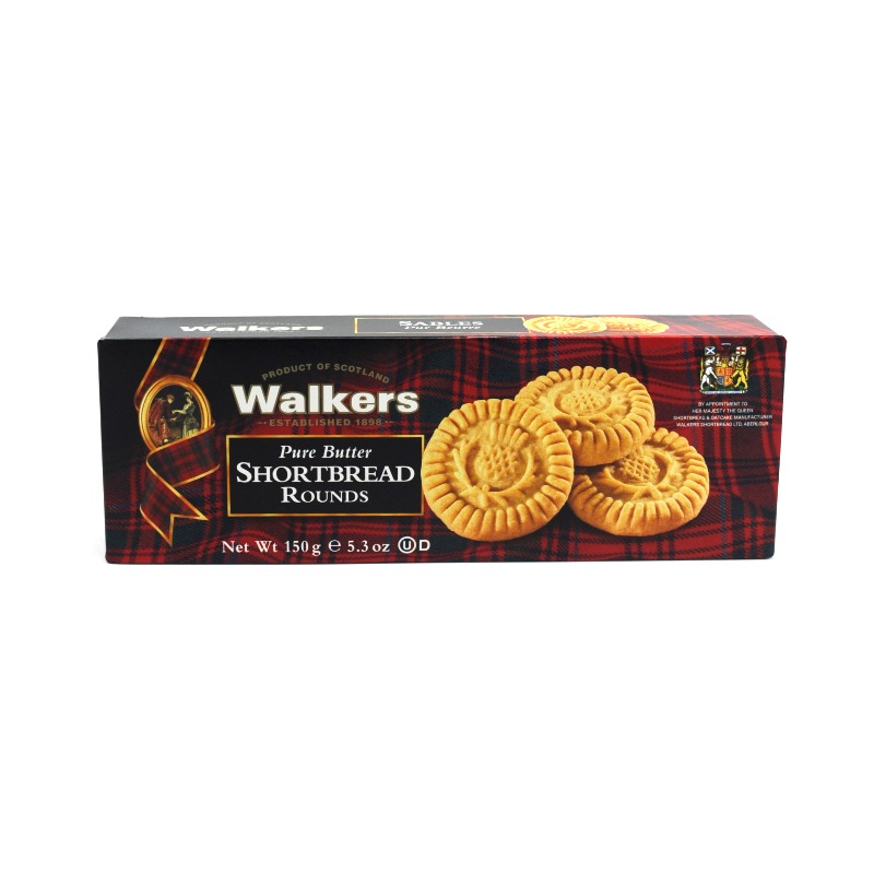 WALKERS-BUTTER SHORTBREAD ROUND COOKIES