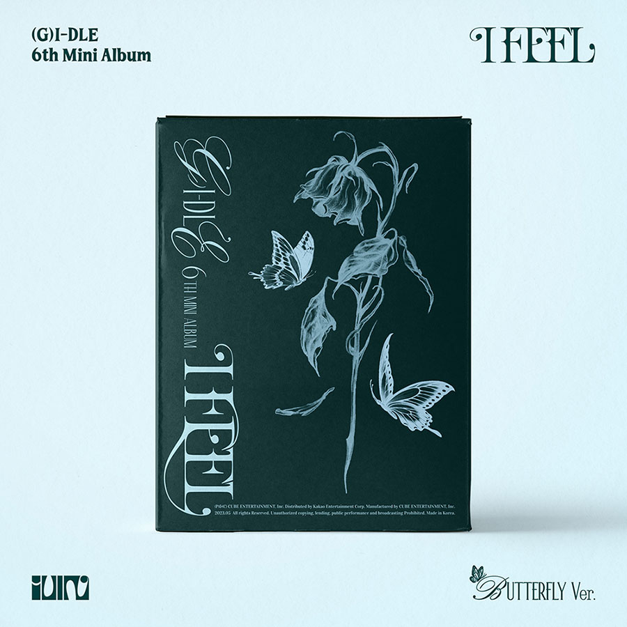 (여자)아이들 ((G)I-DLE) - 미니 6집 앨범 [I feel] (Butterfly Ver.)