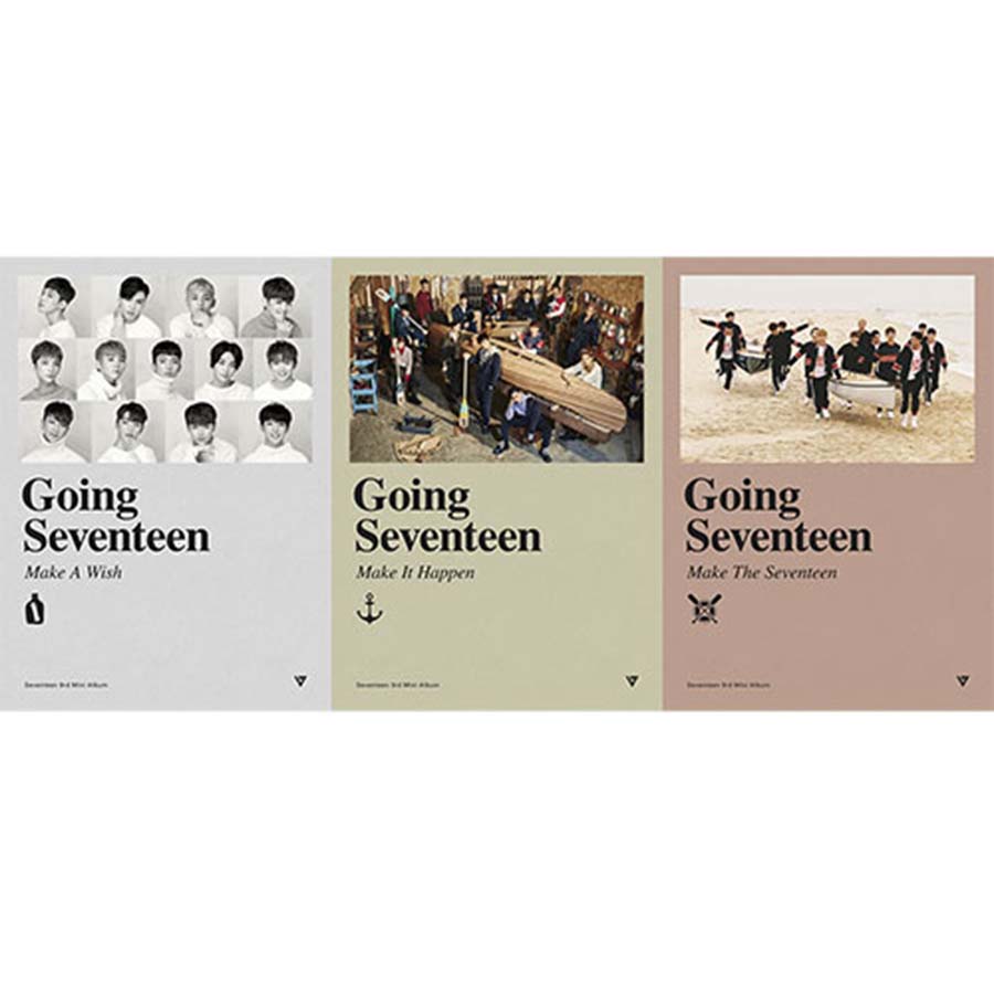 세븐틴 (SEVENTEEN) - 미니 3집 앨범 [Going Seventeen] (3종세트) (재발매)