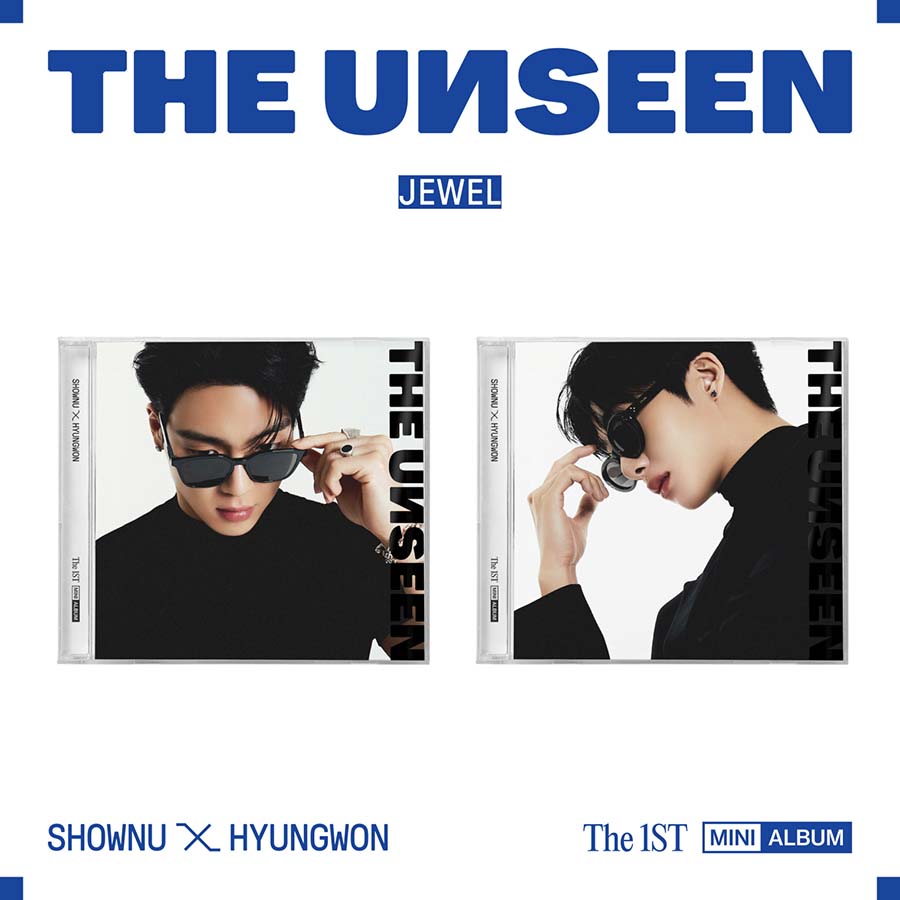 (JEWEL VER / 한정반)  셔누 X 형원 (SHOWNU,HYUNGWON) - 미니 1집 앨범 [THE UNSEEN] (세트2종)