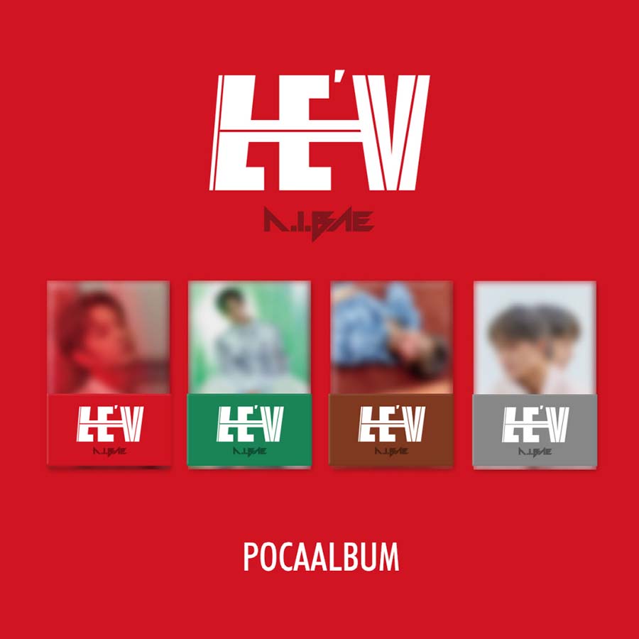 (POCA ALBUM) LE&#039;V (레비) - 1st EP Album [A.I.BAE] (4종 세트)
