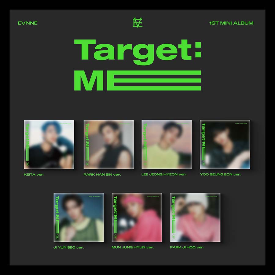 (Digipack ver.) 이븐 (EVNNE) - 미니 1집 앨범 [Target ME] (7종세트)