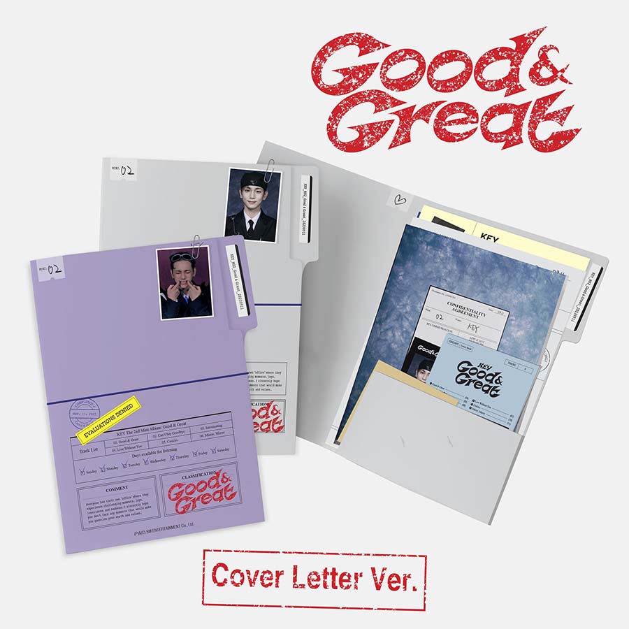 (Cover Letter Ver.) 키 (KEY) - 미니 2집 앨범 [Good &amp; Great] (랜덤1종)