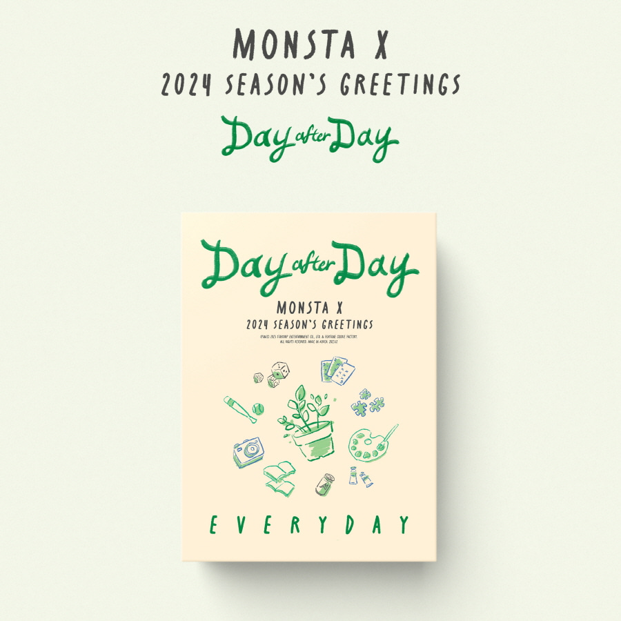 몬스타엑스 (MONSTA X) - 2024 SEASONS GREETINGS [Day after Day] - EVERYDAY ver.시즌그리팅 시그