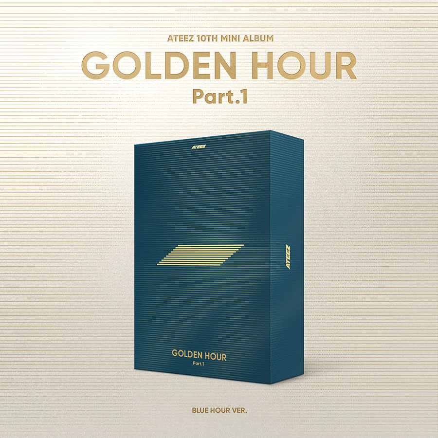 (BLUE HOUR VER.) 에이티즈 (ATEEZ) - GOLDEN HOUR Part.1 (10th Mini Album 앨범)