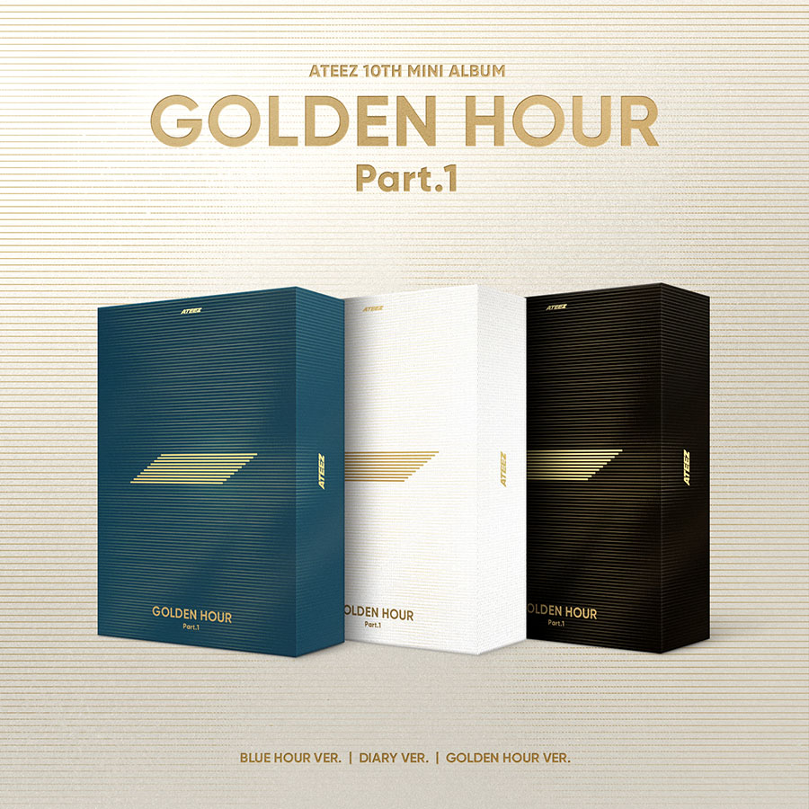 (3종세트) 에이티즈 (ATEEZ) - GOLDEN HOUR Part.1 (10th Mini Album 앨범)