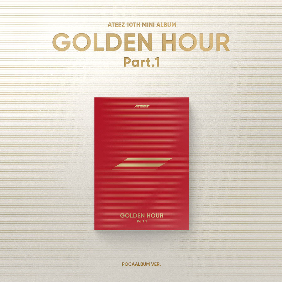 (POCAALBUM VER.) 에이티즈 (ATEEZ) - GOLDEN HOUR Part.1 (10th Mini Album 앨범)