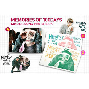 [화보집] 김재중 (Kim Jae Joong / JYJ) - MEMORIES OF 100 DAYS (포토북 3권+DVD+포스터2매(온팩)+포토카드 랜덤 10종+북마크 랜덤 1종)