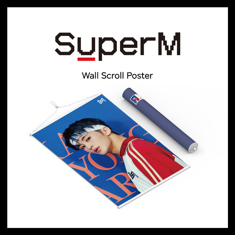 슈퍼엠(SuperM) - 월 스크롤 포스터 (마크 버전)