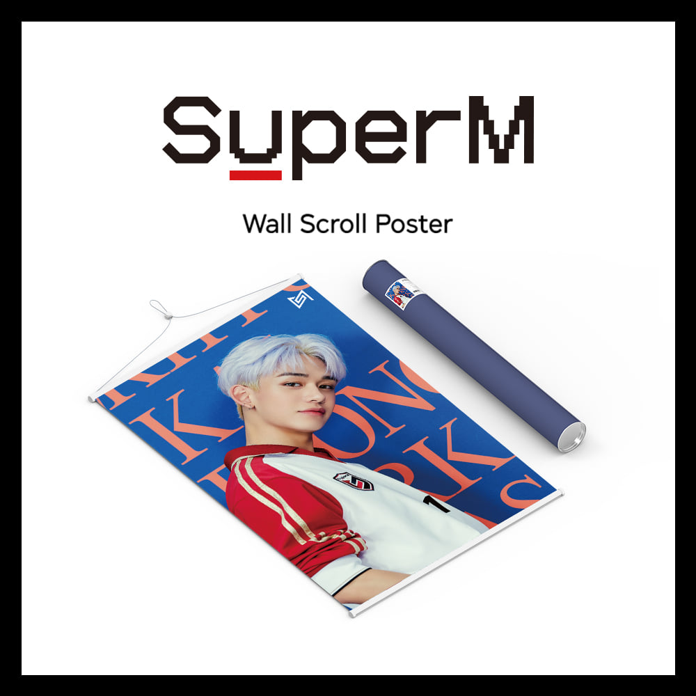 슈퍼엠(SuperM) - 월 스크롤 포스터 (루카스 버전)