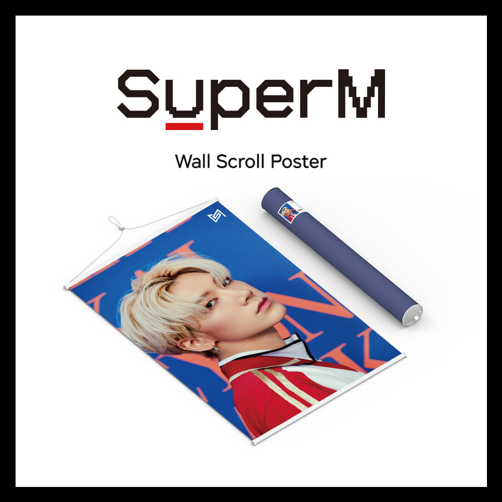 슈퍼엠(SuperM) - 월 스크롤 포스터 (텐 버전)