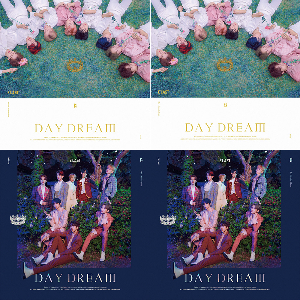 버전세트ㅣ포스터+지관통ㅣ엘라스트 (E&#039;LAST) - 미니 1집 앨범[Day Dream] /기사의 맹세