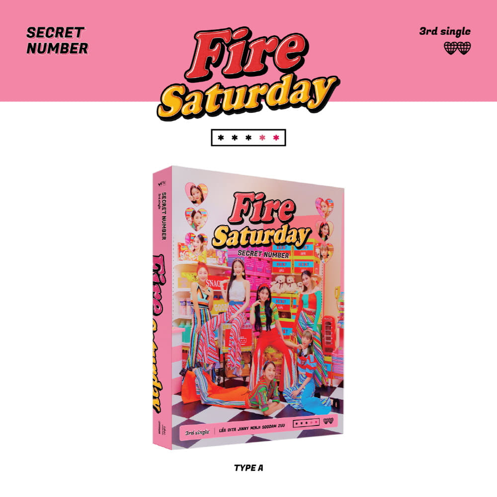 시크릿넘버(SECRET NUMBER) - 싱글3집 앨범 [Fire Saturday](A TYPE ver)